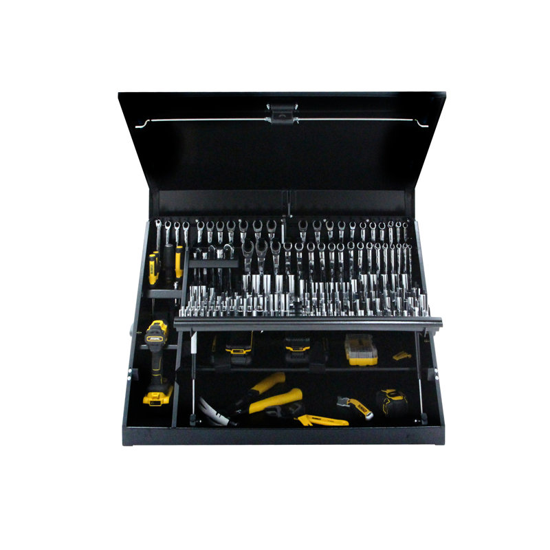 DeWalt 36.85'' W Steel Top Chest, Black