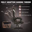 Metro Lane Adjustable Swiveling PC & Racing Game Chair-410998928