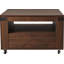Wheel Coffee Table with Storage