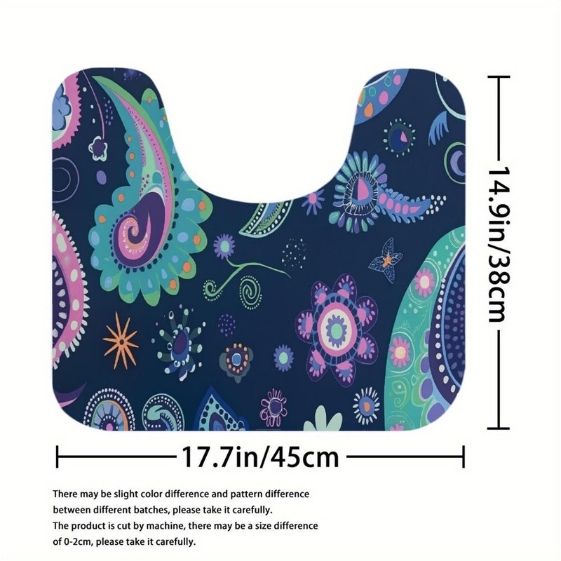 Ensemble de 3 tapis de bain Boho