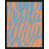 Black Single Structure Framed Paper