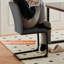 Culain Modern Velvet/Suede Upholstered Cantilever Dining Chair-854781543-870999596