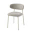 Chaise d'appoint à finition grise (ensemble de 2)