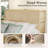 Boho Natural Rattan 10-drawer Storage Bed
