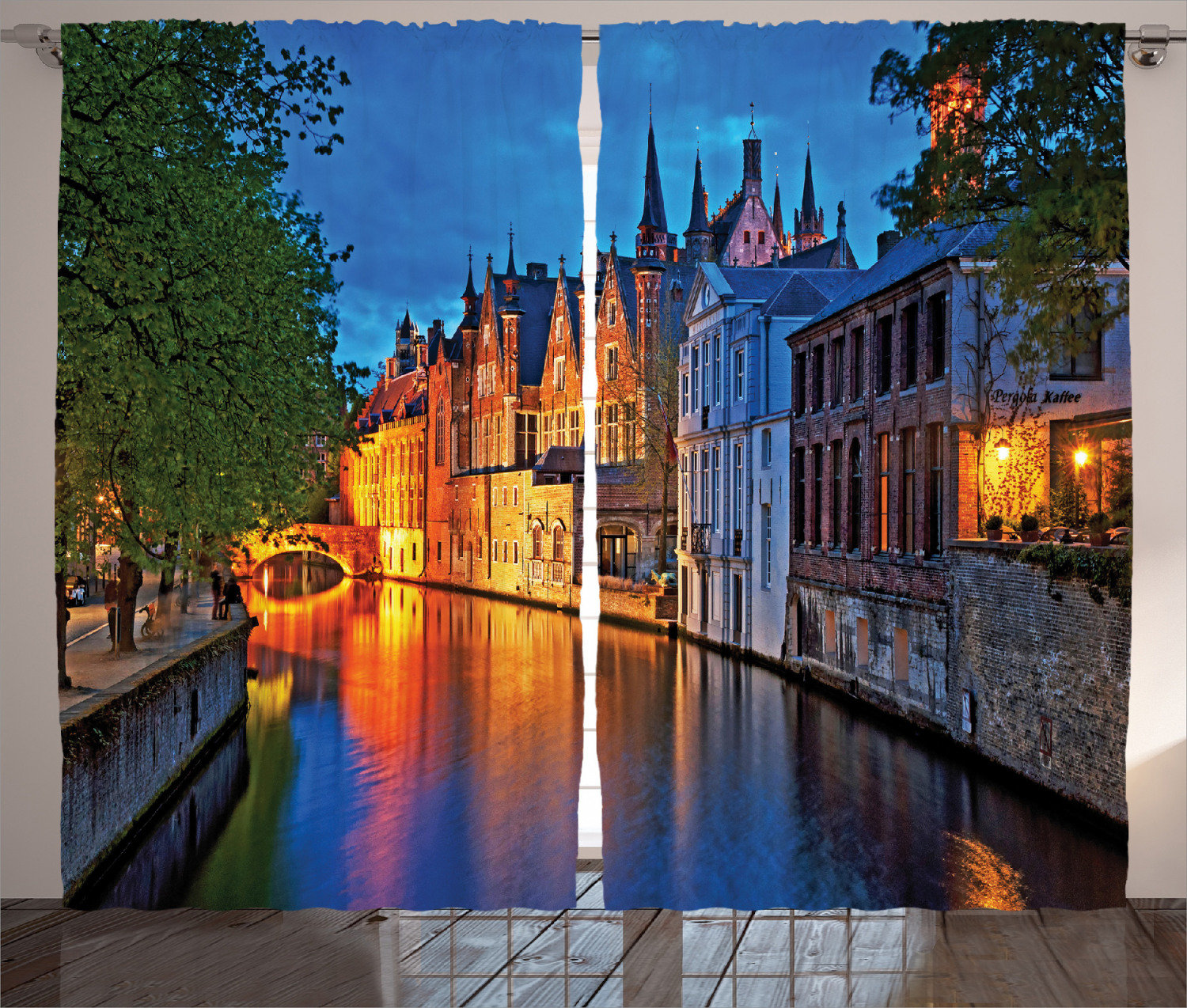 East Urban Home Medieval Semi-Sheer Rod Pocket Curtain Panels | Wayfair