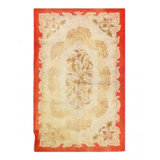 Melat Hand Woven Cotton and Wool Oriental Area Rug