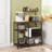 Alviso 35.4 in. W Steel Standard Baker's Rack with Microwave Compatibility with Wine Bottle Storage