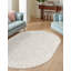 Tapis contemporain de couleur blanche-285036576