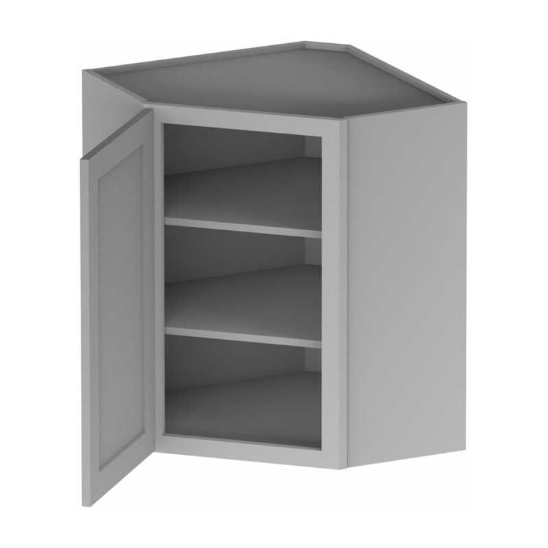 Meuble d'angle mural en contreplaqué blanc, prêt à assembler, Kindwood Eco Shaker, 61 cm (L) x 30,5 cm (P) x 45,7 cm (H),