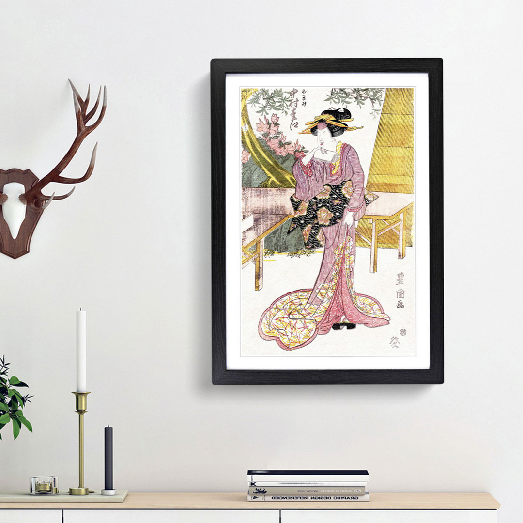 Beauty Otami by Utagawa Kunisada - Single Picture Frame Painting