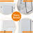LED Rectangular Full-Length Mirror With Stand