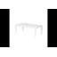 Lilah White Aluminum Coffee Table