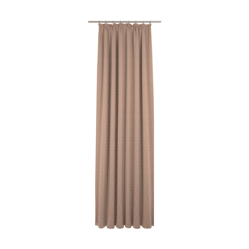 Uppingham Pencil Pleat Opaque Curtain, Beige, 145cm Width x 145cm Drop