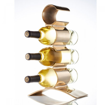 Munich 4 Bottle Tabletop Wine Bottle Rack