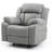 Stylish Gray Rocker Recliner For Cozy Spaces-1891463956