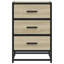 40cm W Metal Bedside Table-1167384353