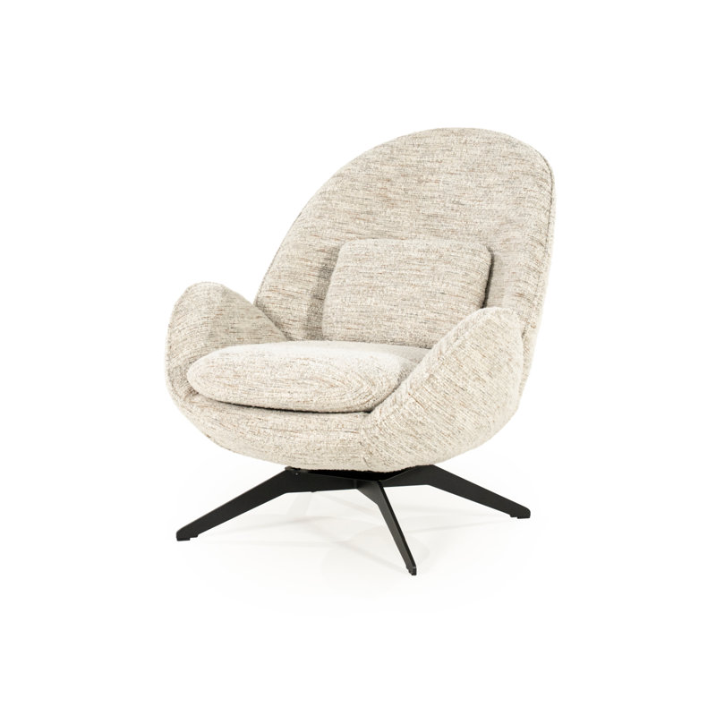 Ryan Swivel Lounge Chair, Beige