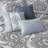 -Piece Full/Queen Bedding Sets, Blue Chenille Jacquard Comforter Set