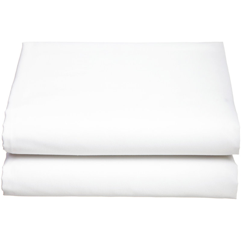 Swift Home Super Soft Microfiber Fitted Sheet, White