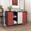 Buffet moderne avec buffet, porte, 2 tiroirs et 2 rangements ouverts-875869360