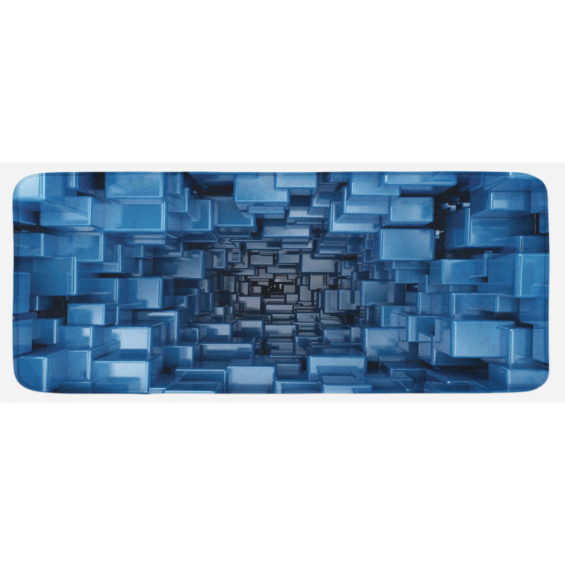 Modern & Contemporary Polyester Kitchen Mat