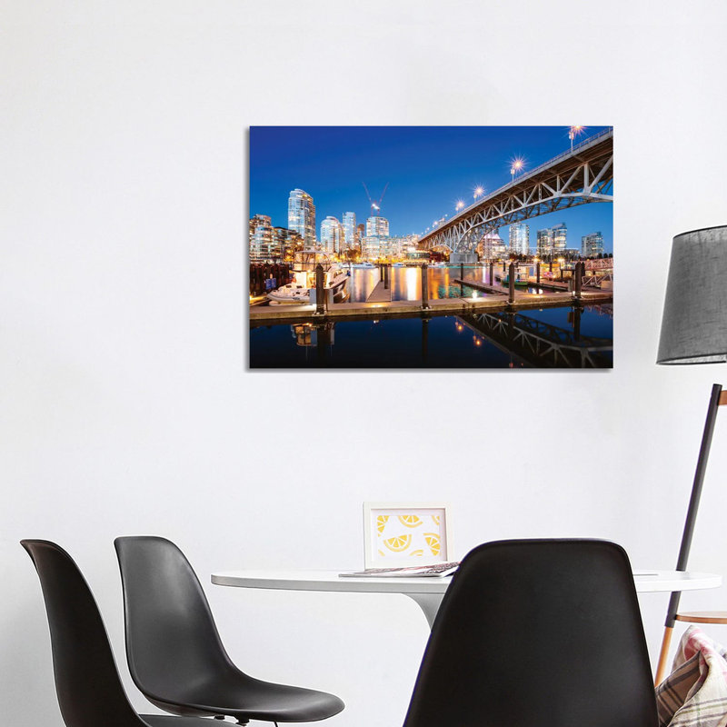 Vancouver Harbor by Matteo Colombo - Wrapped Canvas Print, 101.6 cm H x 66.04 cm W x 1.91 cm D