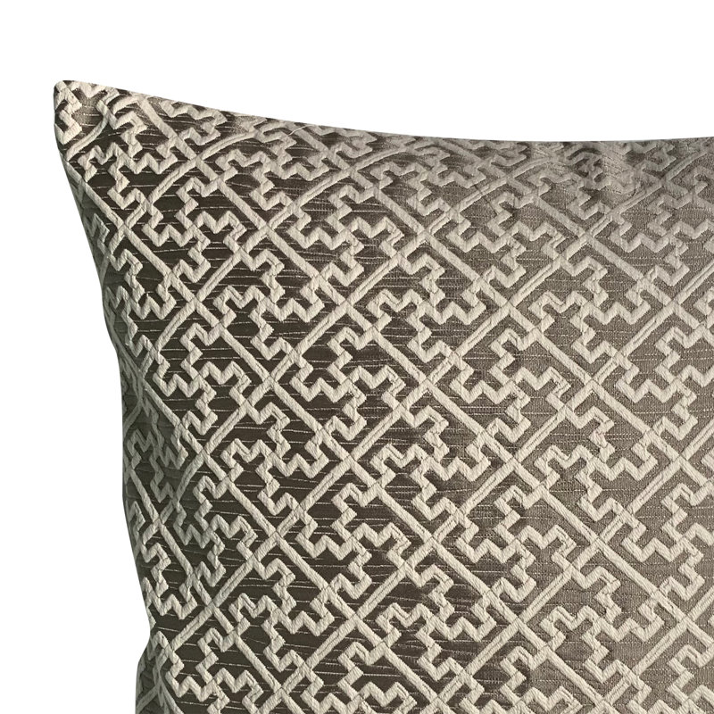 Coussin Sterling, Brun clair, 18 po x 18 po