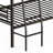 Bedroom Dormitory Twin Size Black Metal Triple Bunk Bed Can Be Disassembled Into Three Beds