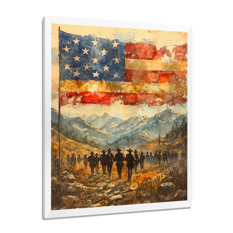 Adamson - paysages, impressions d'art mural, H 20 po x l 12 po, Blanc, Picture Framed