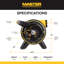 Ventilateur utilitaire robuste
