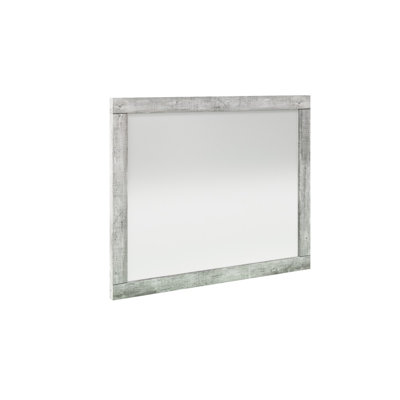 Mcelfresh Glass Flat Vanity Mirror