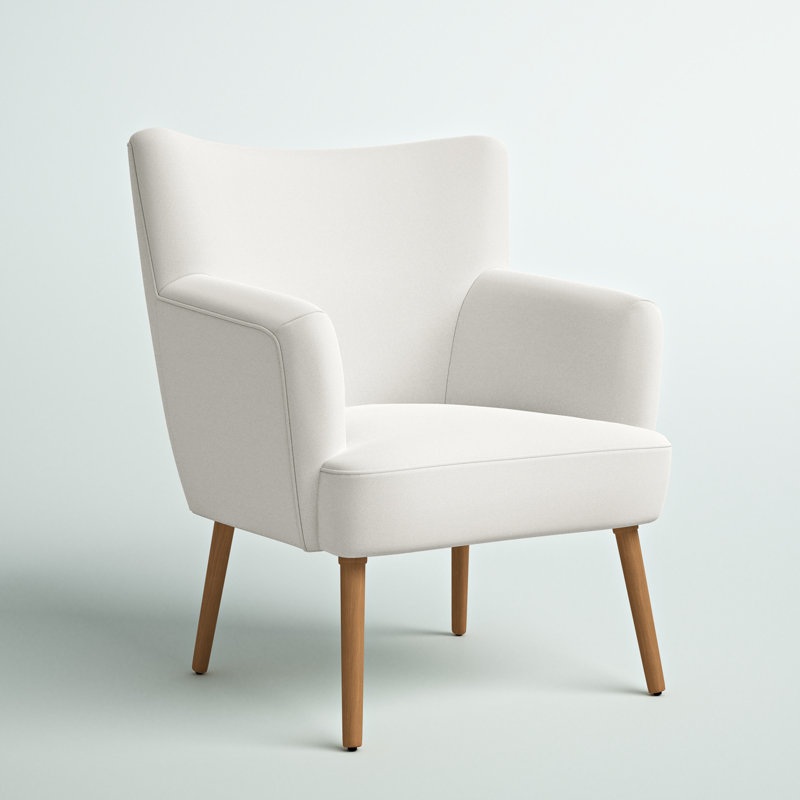 Fauteuil à oreilles Paolini, Lin blanc