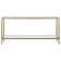 Hera 62'' Glass Top Console Table
