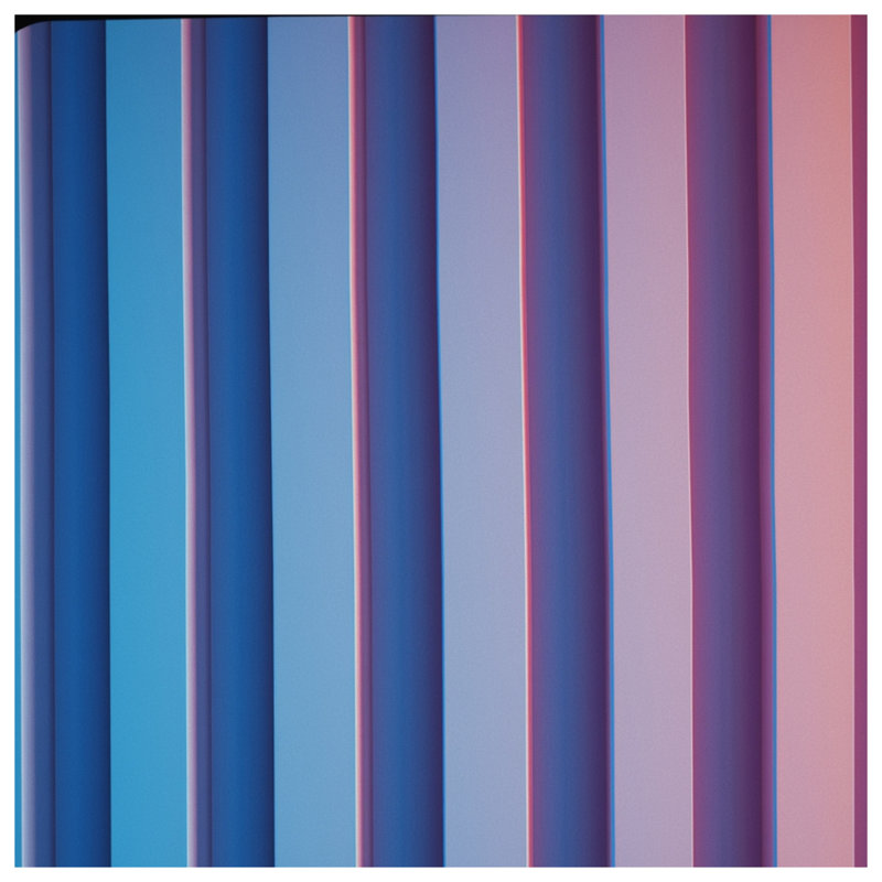 Blue Pink Vertical Stripes Blankets, 60in W x 80in H
