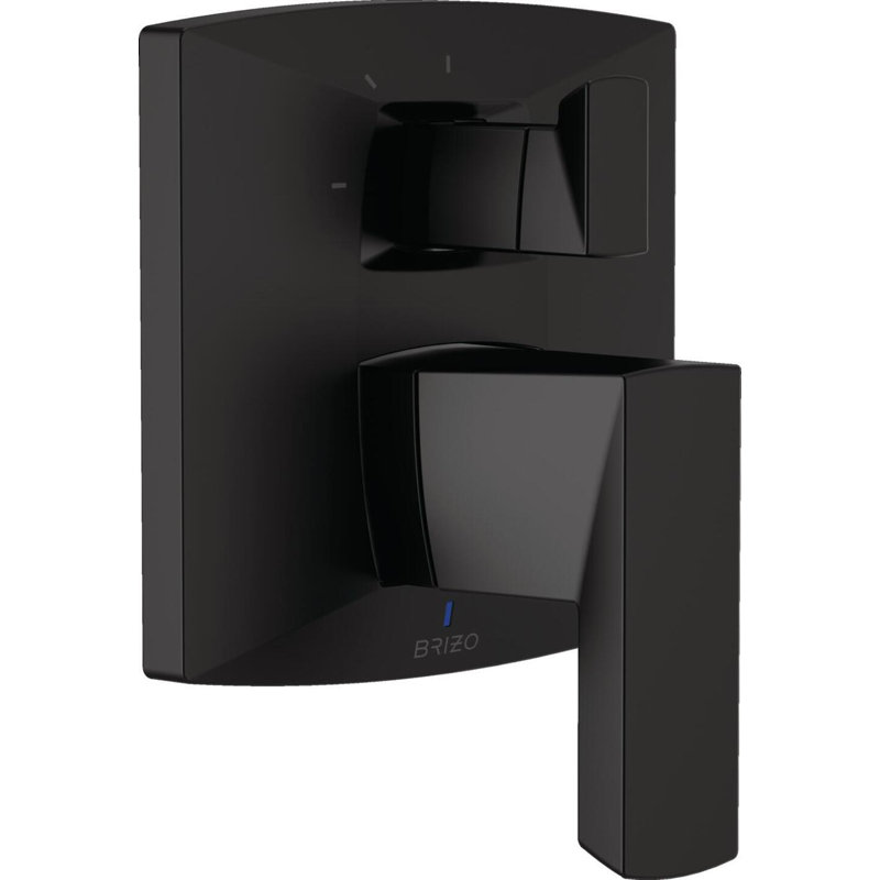 Vettis Pressure Balance Valve With Integrated 3-Function Diverter Trim, Matte Black