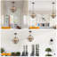 Arley 3 - Light Dimmable Farmhouse Unique Design Adjustable Caged Chandelier Pendant Lights-1810706572