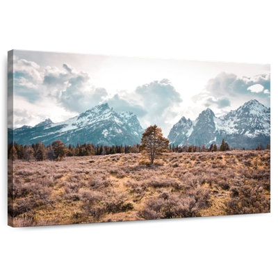 Alvord Snowy Mountains Of Grand Teton