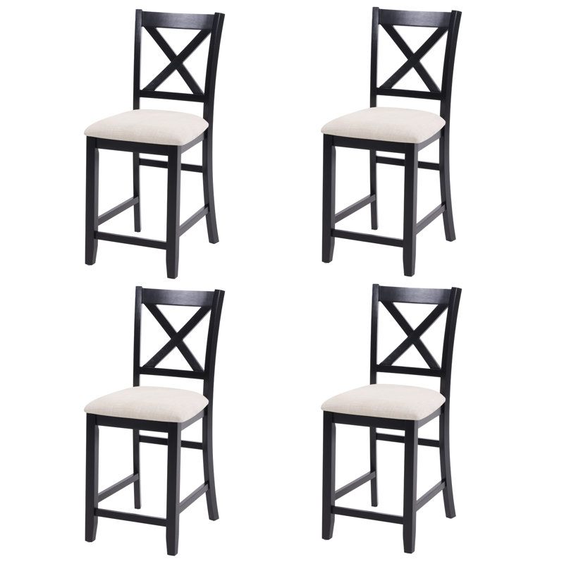 Tabourets de comptoir en bois Mableton