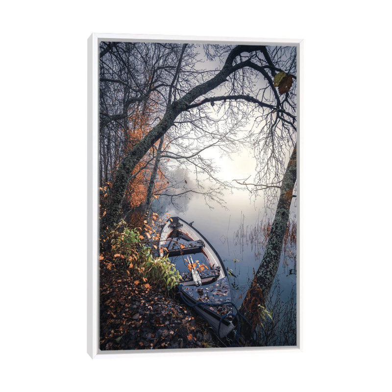 For Everything Is Meant To End (Nothing Here Is Built To Last) by Mika Suutari - Floater Frame Print on Canvas