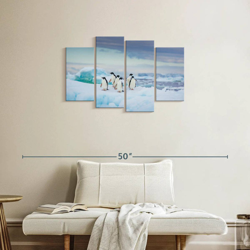 Adelie Penguins, H 22 po x l 36 po