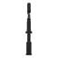 Robinet de cuisine 19 po en noir mat - poignée simple, fabrication en acier inoxydable 304 mat moderne avec poignée pour une utilisation durable dans la salle de bain-1634118355