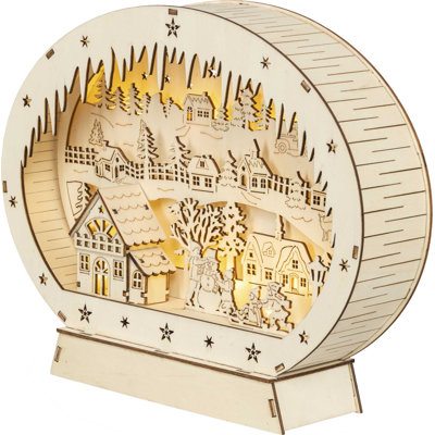 LED Illuminated Window Decoration