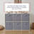 Foldable Storage Fabric Cardboard Bin Set