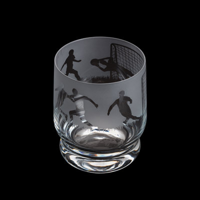 Dartington Crystal Aspect Football 350ml Drinking Glass