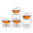 Ebern Designs Adalgisa 27oz. Stovetop Safe Glass Clear Teapot Set