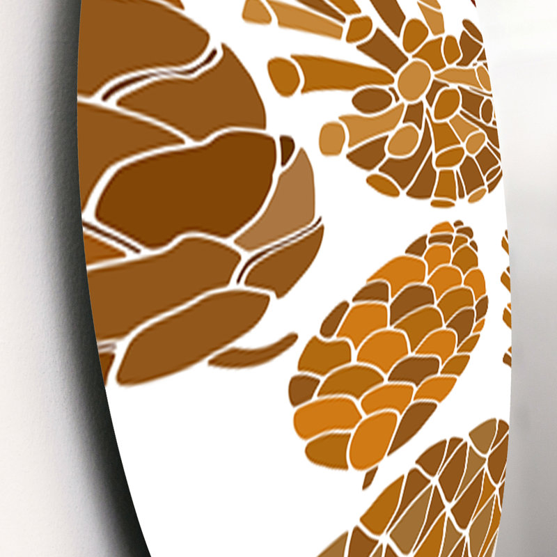 Ensemble de 3 décorations murales pommes de pin