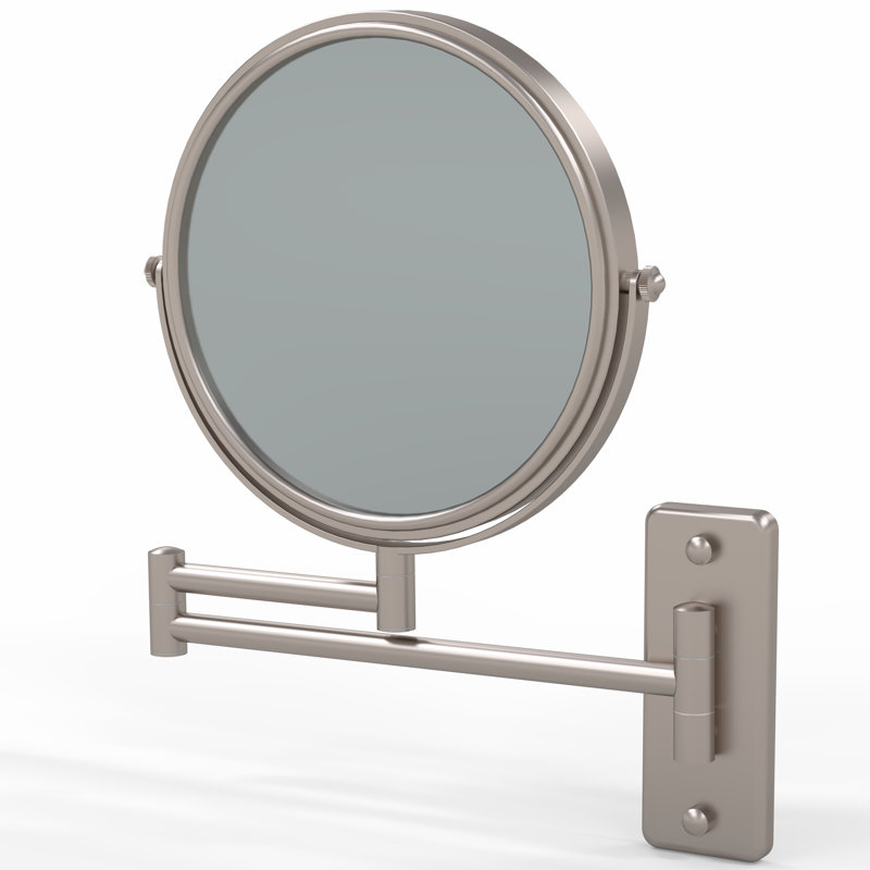 Miroir grossissant et miroir grossissant, Nickel brossé