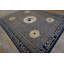 Tapis en laine noué à la main à motif de médaillon géométrique en laine des années 1900