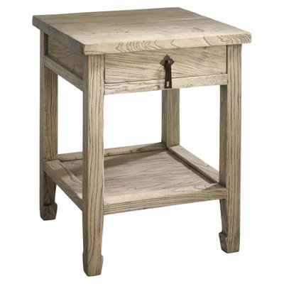 Jixi Solid Wood End Table