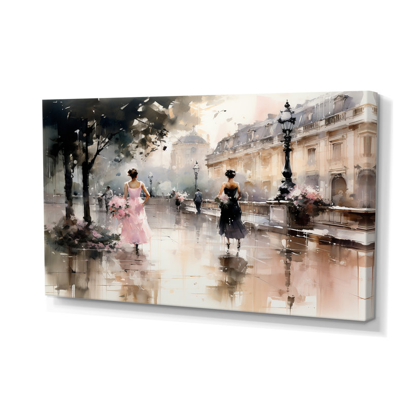 Fashion Impressionist Elegance I - Impressions sur toile